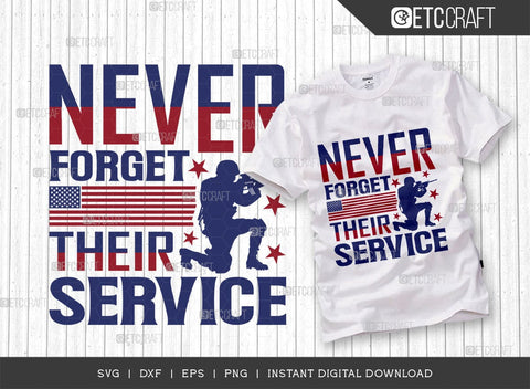 Never Forget Their Service SVG Cut File, Happy Confederate Memorial Day Svg, Confederate Heroes Day Svg, Confederate Memorial Quote, ETC T00630 SVG ETC Craft 