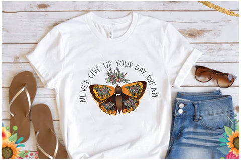 Never Give Up Butterfly Sublimation Sublimation Jagonath Roy 