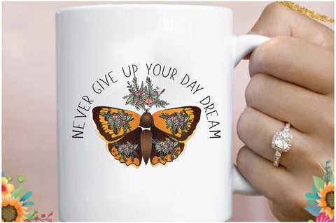 Never Give Up Butterfly Sublimation Sublimation Jagonath Roy 