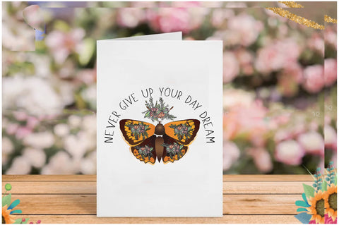Never Give Up Butterfly Sublimation Sublimation Jagonath Roy 