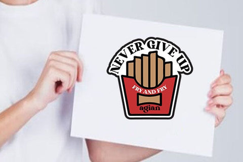 Never Give Up Fry And Fry Agian! SVG Angelina750 