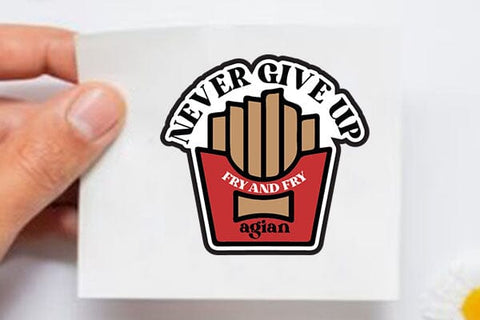 Never Give Up Fry And Fry Agian! SVG Angelina750 