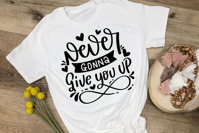 Never Gonna Give You Up SVG SVG dapiyupi store 