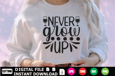 Never Grow Up SVG Shahin alam 