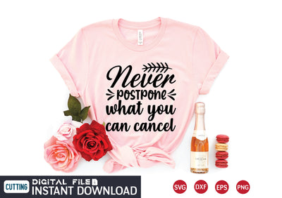 never postpone what you can cancel SVG designer krishna 