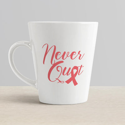 Never Quit Breast Cancer Awareness | Stencil File SVG Ikonart Design Shop 