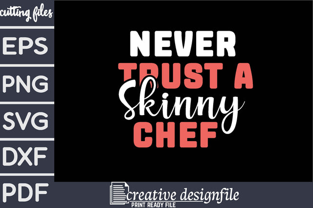 never trust a skinny chef SVG farhad farhad 