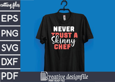 never trust a skinny chef SVG farhad farhad 