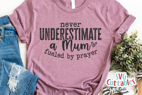 Never Underestimate A Mom svg - Mom Cut File - svg - dxf - eps - png - Funny Mom svg - Mothers Day - Silhouette - Cricut - Digital File SVG Svg Cuttables 