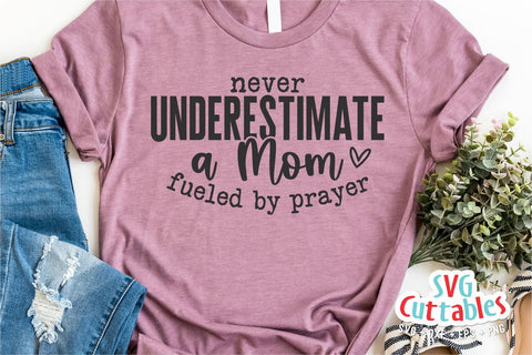 Never Underestimate A Mom svg - Mom Cut File - svg - dxf - eps - png - Funny Mom svg - Mothers Day - Silhouette - Cricut - Digital File SVG Svg Cuttables 