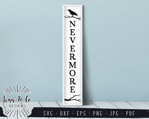 Nevermore SVG Files | Halloween | Raven | Porch SVG (845325469) SVG Ivan & Co. Designs 