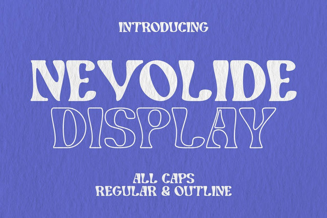 Nevolide – Display Font Font Irvan Randi 
