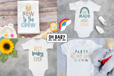 New Baby Cut File Bundle | Newborn SVG SVG Illuztrate 