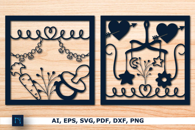 New baby paper cut bundle SVG cut file SVG MD JOYNAL ABDIN 