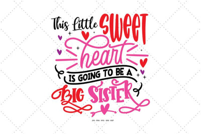 New Big Sister, Big Sister Svg, New Born Baby Gift SVG SVG Digital Designer 