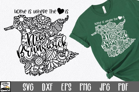 New Brunswick SVG File - Canada Mandala Design SVG Old Market 