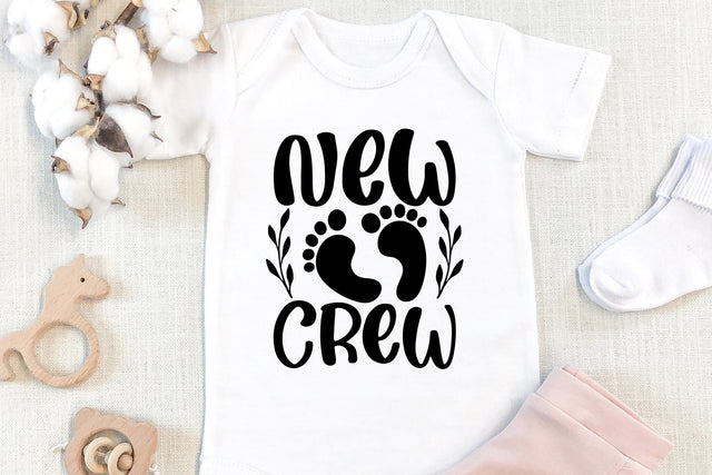 New Crew SVG Quotes | Baby SVG Cut File SVG dapiyupi store 