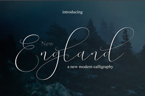 New England Font Mrletters 