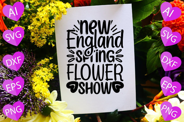 New England Spring Flower Show SVG CraftlabSvg29 