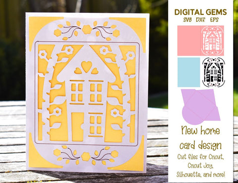 New home card design SVG Digital Gems 