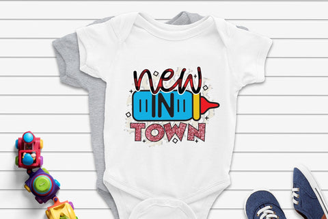 New in Town PNG, Baby Sublimation Design Sublimation CraftLabSVG 