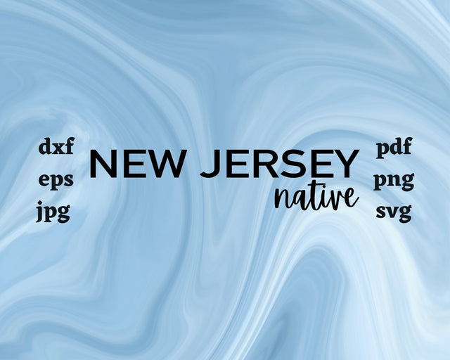 New Jersey Native SVG Cut File SVG Northern Light SVG 