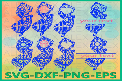 New Jersey State SVG SVG AlexSVGStudio 