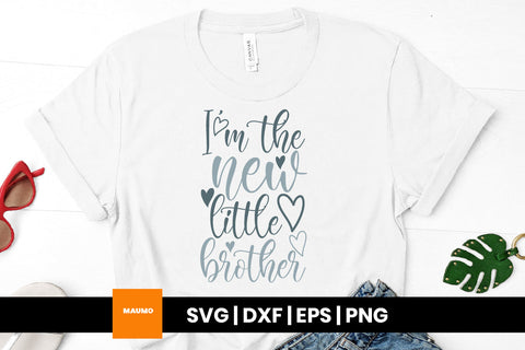 New little brother, baby svg quote SVG Maumo Designs 