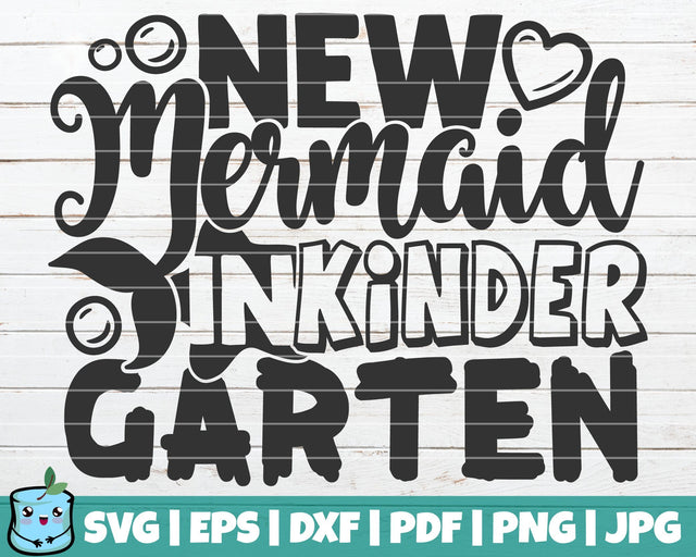 New Mermaid In Kindergarten SVG MintyMarshmallows 