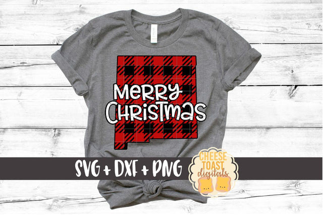 New Mexico - Buffalo Plaid State - SVG PNG DXF Cut Files SVG Cheese Toast Digitals 