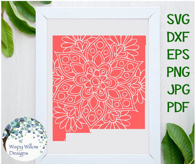 New Mexico Mandala SVG Wispy Willow Designs 