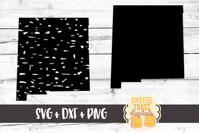 New Mexico - Solid & Grunge SVG Cheese Toast Digitals 