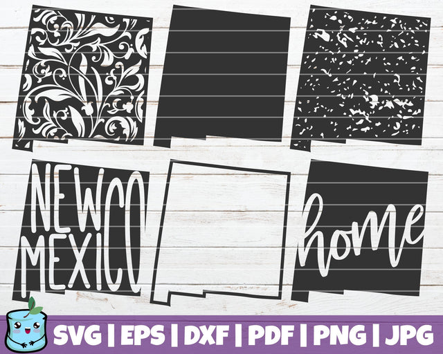 New Mexico State SVG MintyMarshmallows 