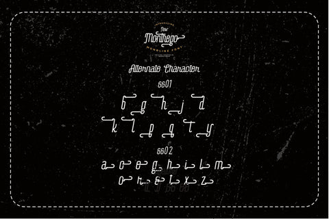 New Monthego Monoline Font Font nearzz 
