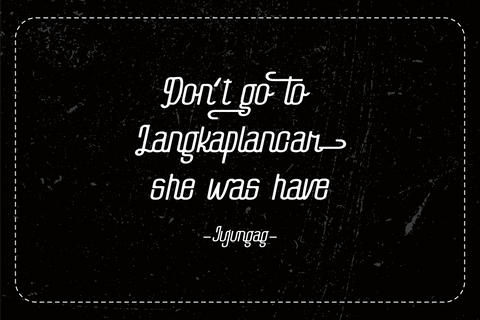 New Monthego Monoline Font Font nearzz 