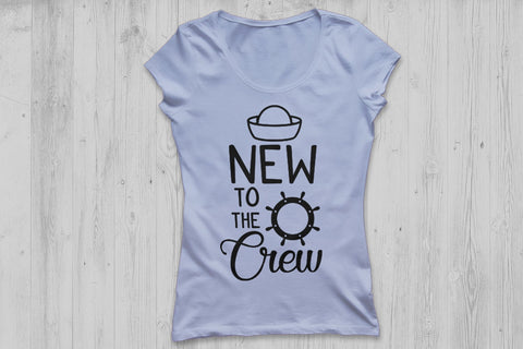 New To The Crew| Newborn SVG Cutting Files. SVG CosmosFineArt 