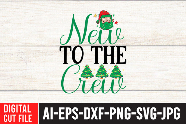 New To the Crew SVG Design SVG BlackCatsMedia 
