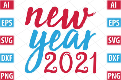 new year 2021 SVG SVGista 