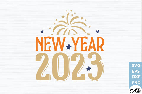 New year 2023 SVG SVG akazaddesign 