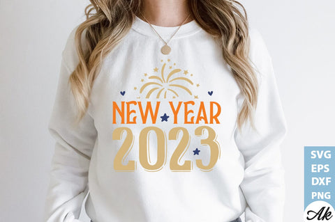 New year 2023 SVG SVG akazaddesign 