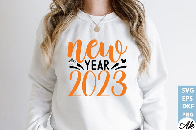 New year 2023 SVG SVG akazaddesign 