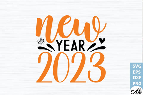 New year 2023 SVG SVG akazaddesign 