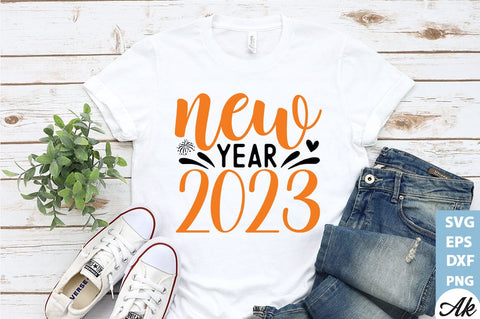 New year 2023 SVG SVG akazaddesign 