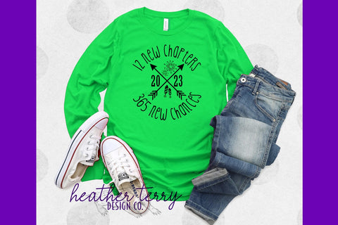 New Year Cheer 2023 Cut File Sublimation Bundle SVG Heather Terry Design Co. 