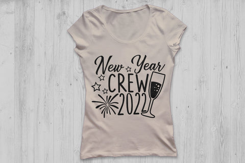 New Year Crew 2022| New Year's Eve SVG Cutting Files. SVG CosmosFineArt 