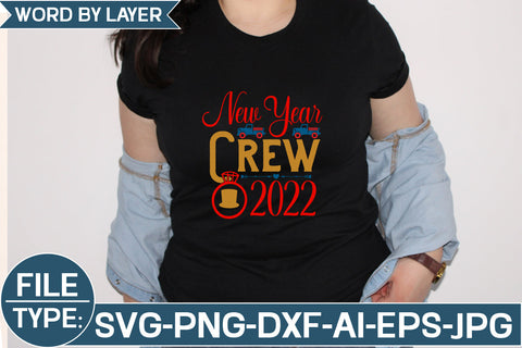 New Year Crew 2022 SVG Cut File SVG Studio Innate 