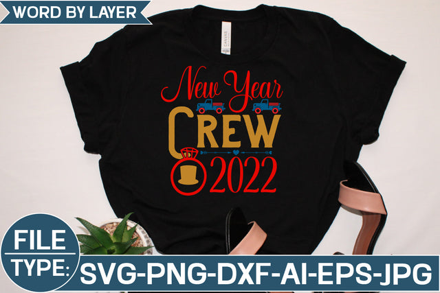 New Year Crew 2022 SVG Cut File SVG Studio Innate 