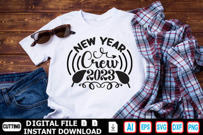 New Year Crew 2023 SVG Craftlabsvg24 