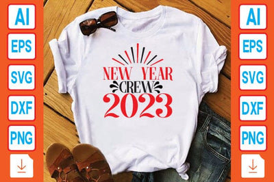 New Year Crew 2023 SVG Craftlabsvg24 