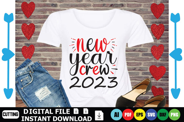 New Year Crew 2023 SVG Shahin alam 